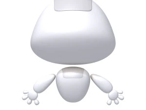 robot cartoon 3D Model