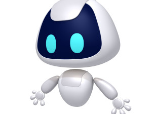 robot cartoon 3D मॉडल