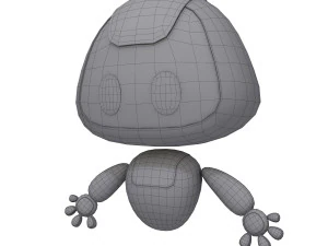 robot cartoon 3D Model