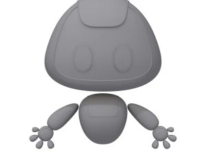 robot cartoon 3D Model