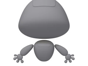 robot cartoon 3D Model
