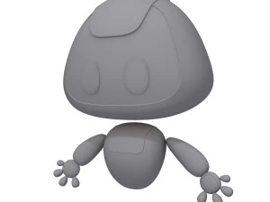 robot cartoon 3D Model