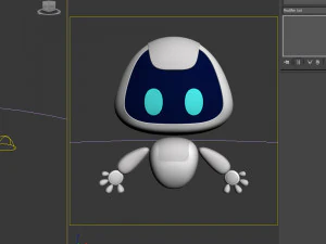 robot cartoon 3D Model