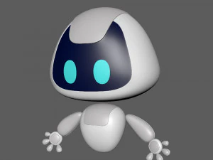 robot cartoon 3D Model