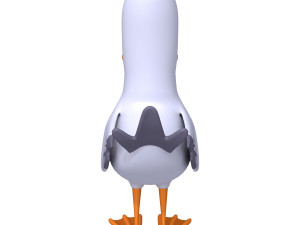 bird cartoon 3D Model