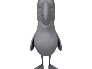 Vogelkarikatur 3D Modell