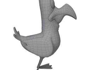Vogelkarikatur 3D Modell