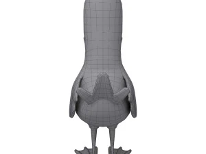 Vogelkarikatur 3D Modell
