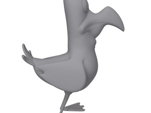 bird cartoon 3D Model