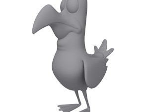 bird cartoon 3D Model