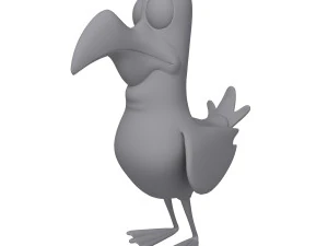 Vogelkarikatur 3D Modell