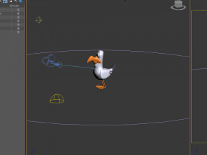 bird cartoon 3D Model
