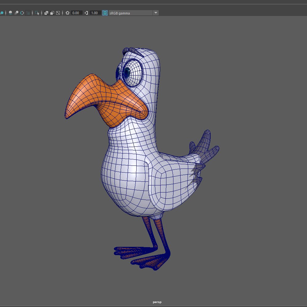 Cartoon bird 3D Model $10 - .max .3ds .obj - Free3D