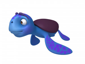 turtle cartoon 3D Model