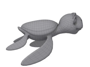 turtle cartoon 3D Model