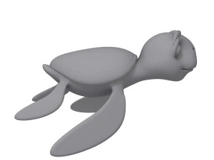 turtle cartoon 3D Model