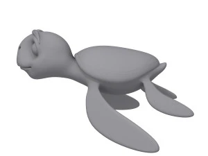 turtle cartoon 3D Model