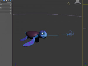 turtle cartoon 3D Модель