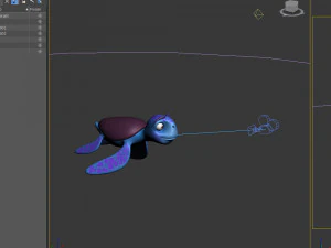 turtle cartoon 3D Model