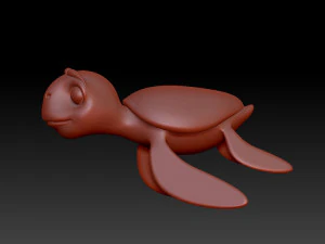 turtle cartoon 3D Model