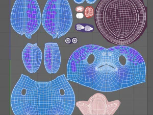 turtle cartoon 3D Model