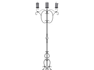 medieval standing candle chandelier 3D 模型