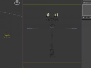 medieval standing candle chandelier 3D 模型