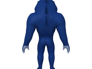 shark cartoon 3D-Modell
