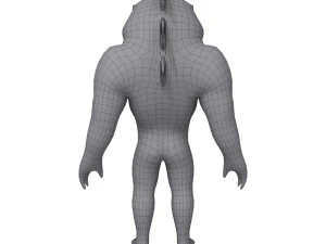 мультфильм акула 3D Модель