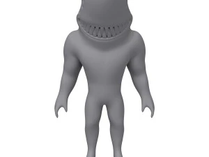 мультфильм акула 3D Модель