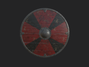 medieval shield 3D 模型