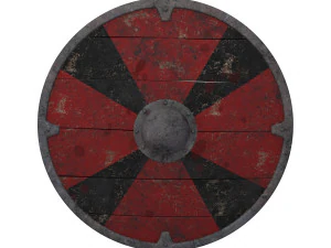 bouclier m&eacute;di&eacute;val Modèle 3D