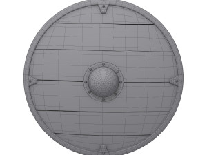 medieval shield 3D 模型