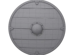 bouclier m&eacute;di&eacute;val Modèle 3D