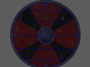 medieval shield 3D 模型