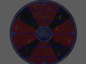 bouclier m&eacute;di&eacute;val Modèle 3D