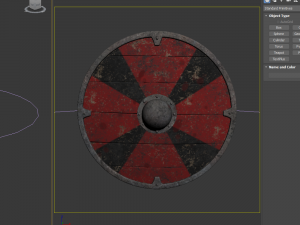medieval shield 3D 模型