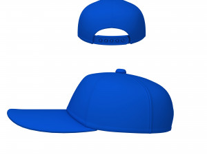 baseball cap cartoon 3D Model
