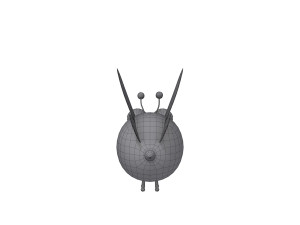 bee cartoon 02 3D Model