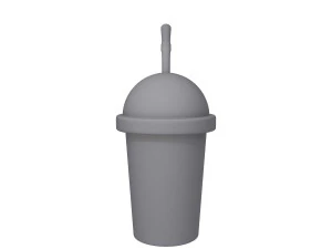 plastic cup cartoon 3D Model