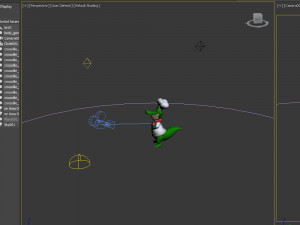 Crocodile chef cartoon 3D Model