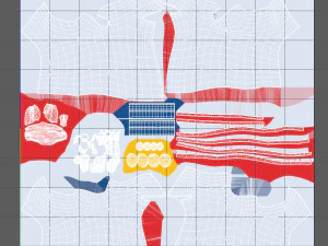 Cartone animato di chef di coccodrillo Modello 3D