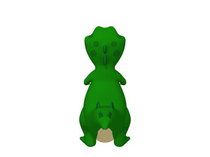 Crocodile cartoon 03 3D Модель
