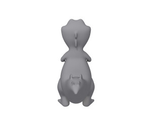 Crocodile cartoon 03 3D Модель