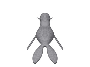 Seal cartoon Modello 3D