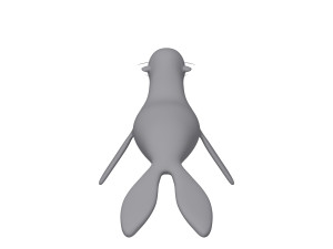 Seal cartoon Modello 3D