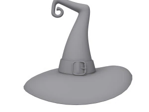 Hat Witch cartoon 3D Model