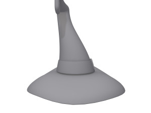 Hat Witch cartoon Model 3D