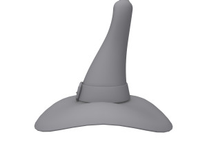 Hat Witch cartoon Model 3D