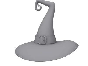 Hat Witch cartoon 3D Model